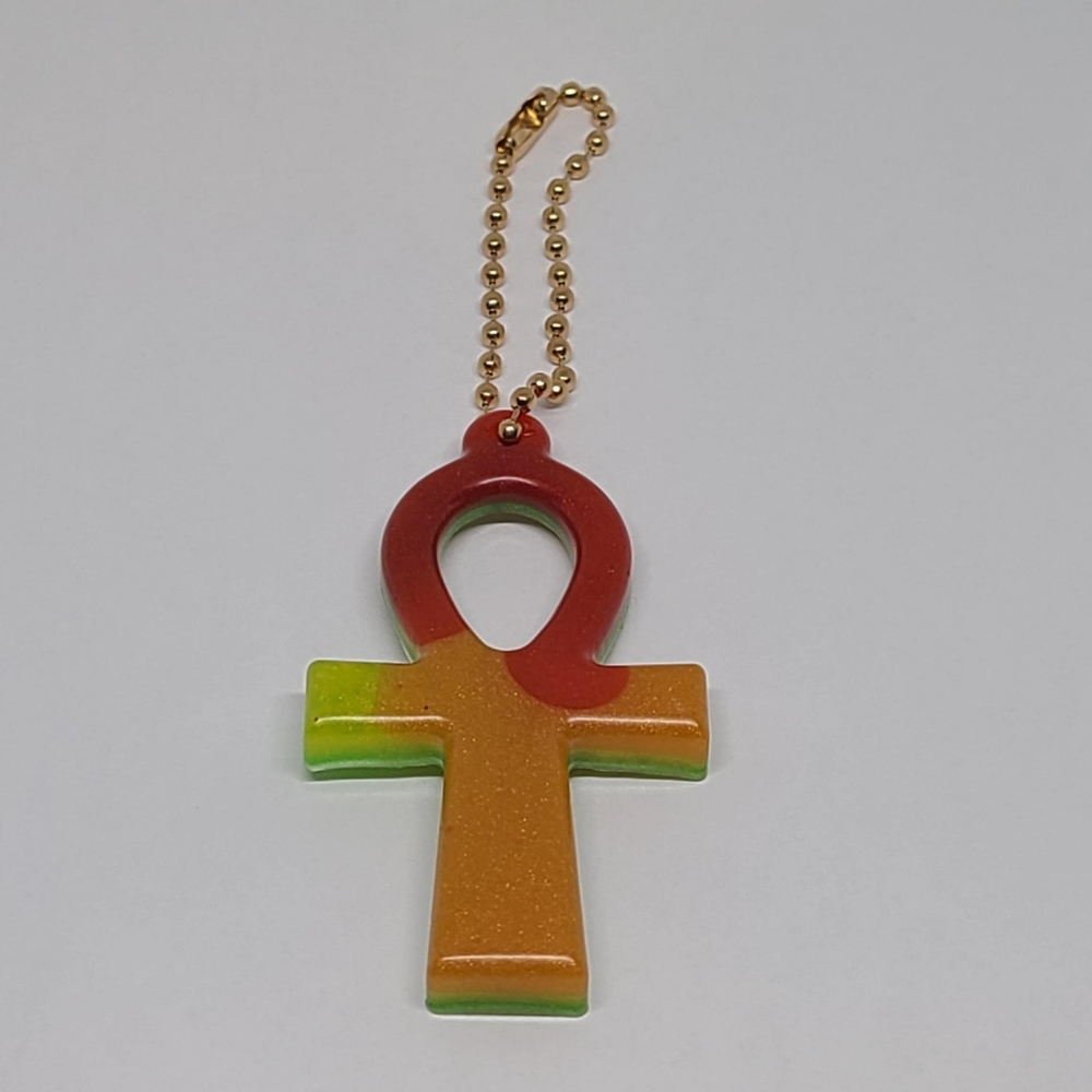 Rain Ankh Keychain